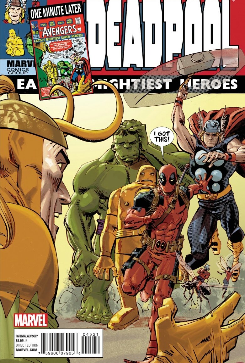 chainchomp87's tweet photo. Parting is such sweet sorrow .....RIP Deadpool until the next run....#TotalDeadpoolReadThrough ...this is it for the Duggan Run https://t.co/oz4j4IE1IC