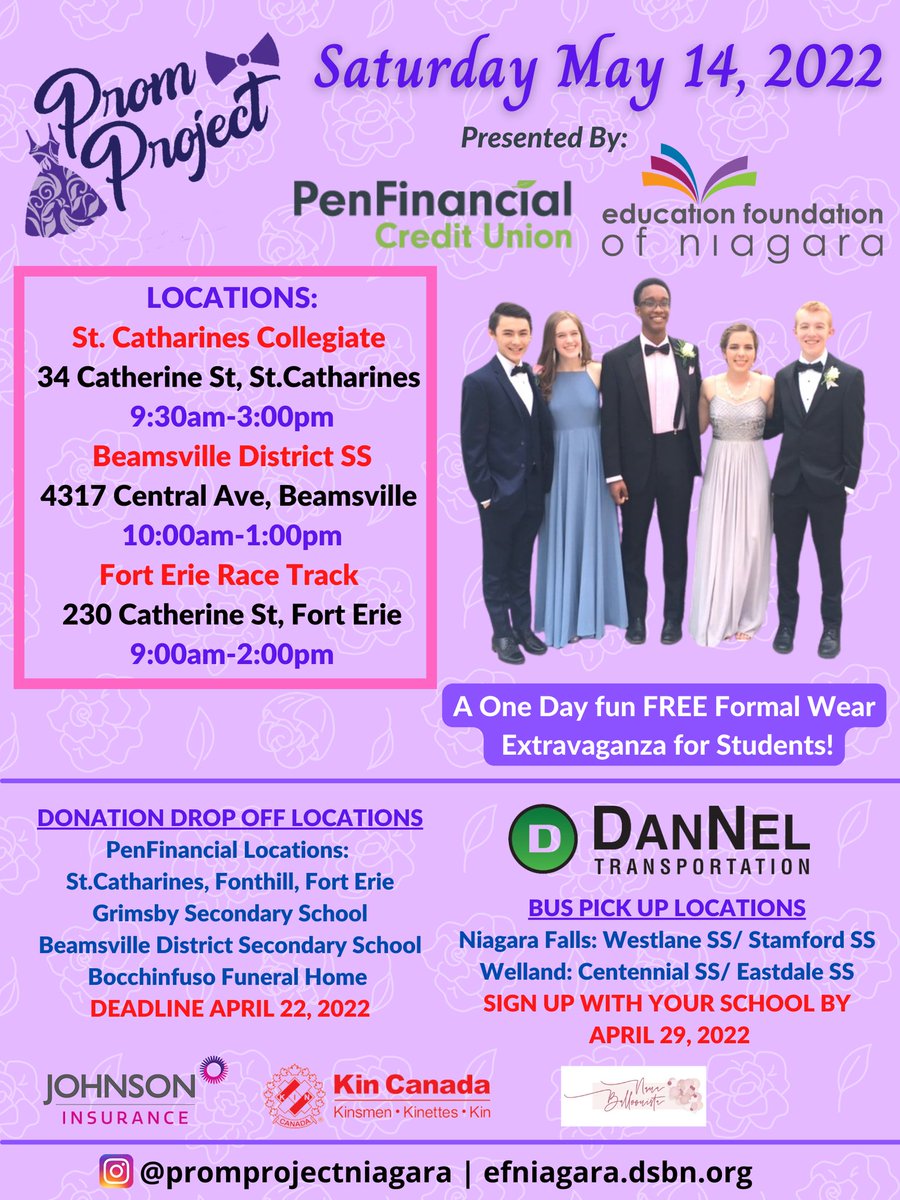 efnniagara's tweet photo. Hot Off the Press 🔥  Our Official Prom Project Poster is now out ! Check it out for all the event details 👀 

Help us spread the word and share this with everyone you know!

@PromNiagara 
#promproject2022 #prom2022
#educationfoundationofniagara 
#free #freeformalwear #Niagara https://t.co/ZHCNvibAlx