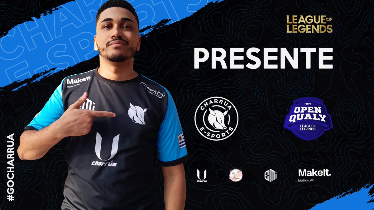 charruaesports's tweet photo. #LeagueofLegends
🔹️
Felices de anunciarles nuestra participación en la #OpenQualy de @FUFVeSports @lolesports 🏆🙌
¡Vamos a darlo todo! 💪
🔹️
🔹️
#BROU 🇺🇾 @LogitechG 🎮
🔹️
🔹️
🔹️
#CharruaDecano #GoCHA #openqualyfufv https://t.co/qR4aRO7MvF