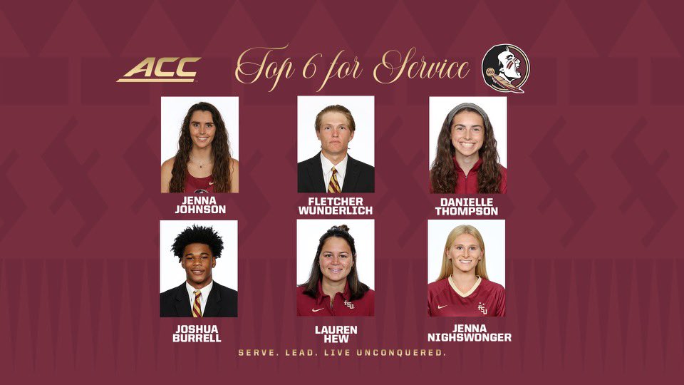 The Golden Nole winners for the Top 6 for service awards are Jenna Johnson, Fletcher Wunderlich, Danielle Thompson, Joshua Burrell, Lauren Hew, and Kenna Nighswonger!! Thank you for all of your service to the community!