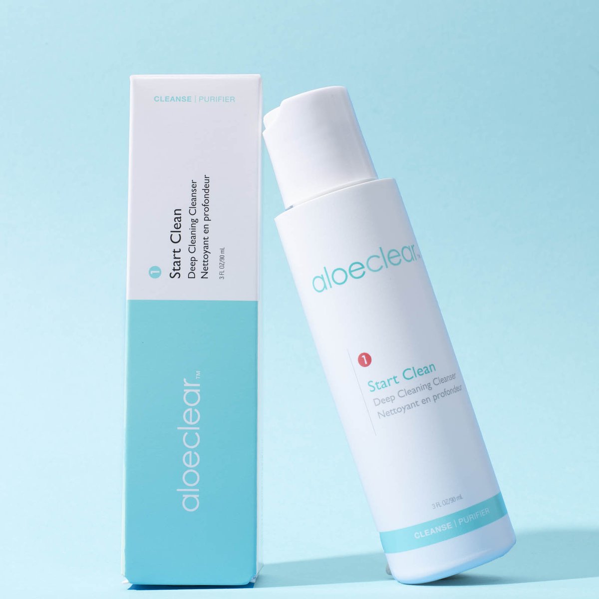 AloetteTew's tweet photo. Introducing Aloeclear, the first step for acne-prone skin to improve overall skin health and help prevent future breakouts. Start Clean is infused with tea tree oil and Aloeganic Aloe Vera to cleanse and hydrate your skin. 
Save 25% now.  Shop here: https://t.co/HO0DVHlqa6 https://t.co/wgeTgFig3n