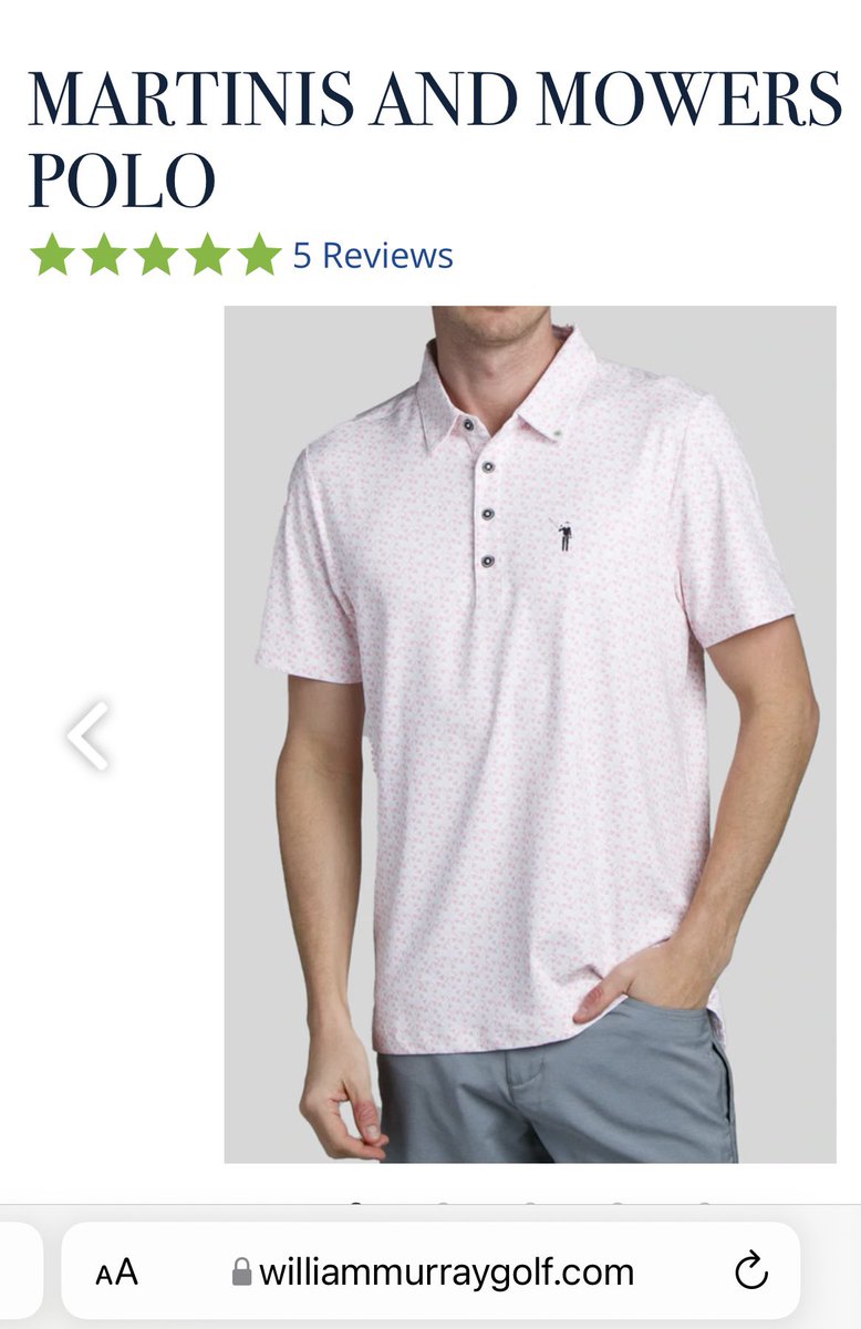 Dear <a href="/WMurrayGolf/">William Murray Golf</a> This shirt is Rakes &amp; Mowers. It’s okay, enough Martinis &amp; everything looks likes one. Cheers! #rakesandmowers