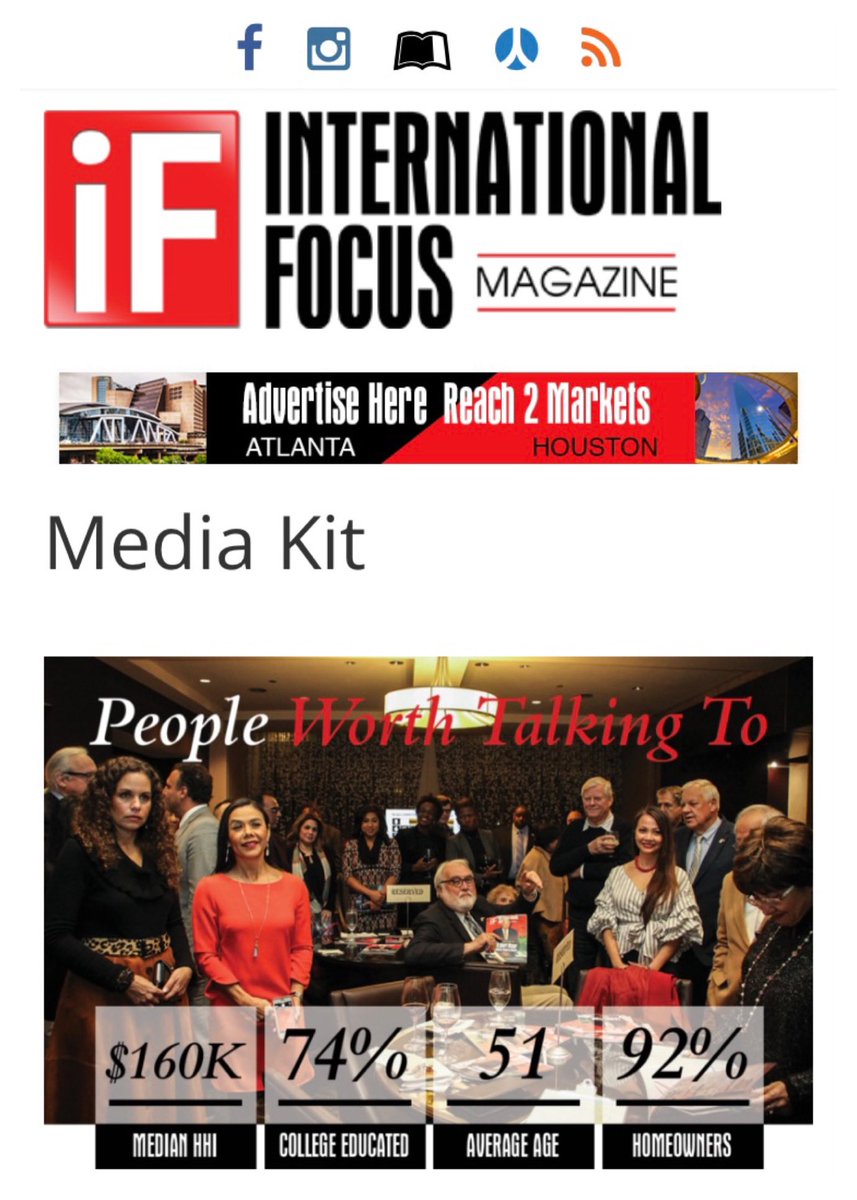 iFMagazineATL's tweet photo. No other magazine targets the International Community as a whole. 

Print &amp; Digital Ads available: 678.809.8686 or anthony@ifmagazine.net

#ifmagazine 
#Atlanta 
#international https://t.co/5OXApbw8cO