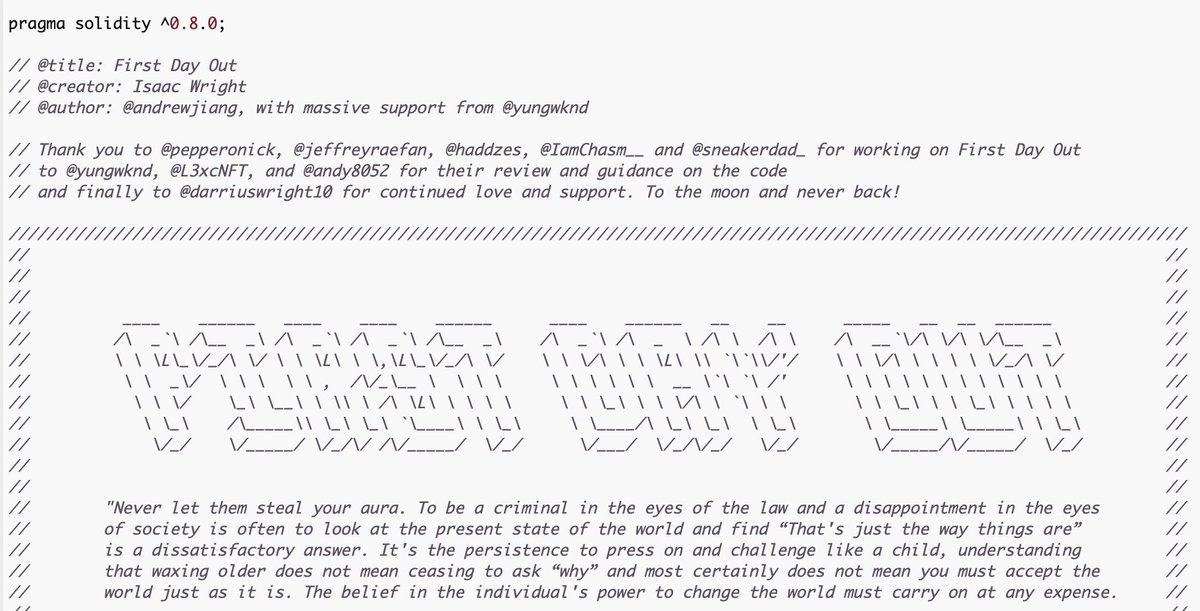 1/ Incredibly proud to have played a small part in <a href="/driftershoots/">Drift</a> First Day Out open edition launch

Writing this 🧵 to share a few fun insights and highlight the product team!