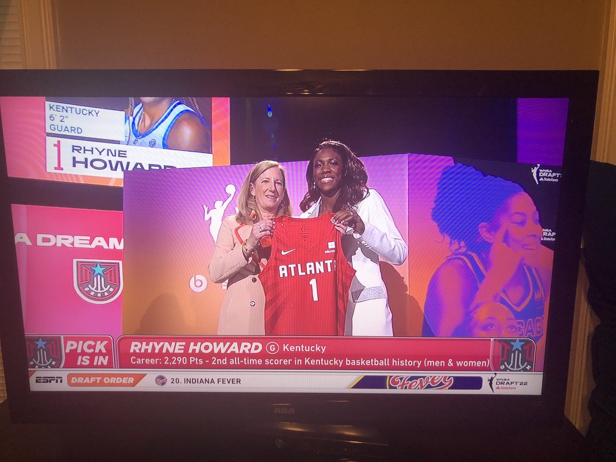 BC_Bearettes's tweet photo. With the 1st pick in the WNBA Draft, the Atlanta Dream choose @howard_rhyne!  #BuiltDifferent #OnceaBearetteAlwaysaBearette https://t.co/Pt5pSjoXeo