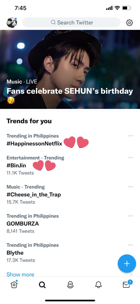 hyungjooniverse's tweet photo. #BinJin and #HappinessonNetflix are trending and me winning again. 

GOOD MORNiNG iNDEED TO ME https://t.co/8qj2uuUBAe