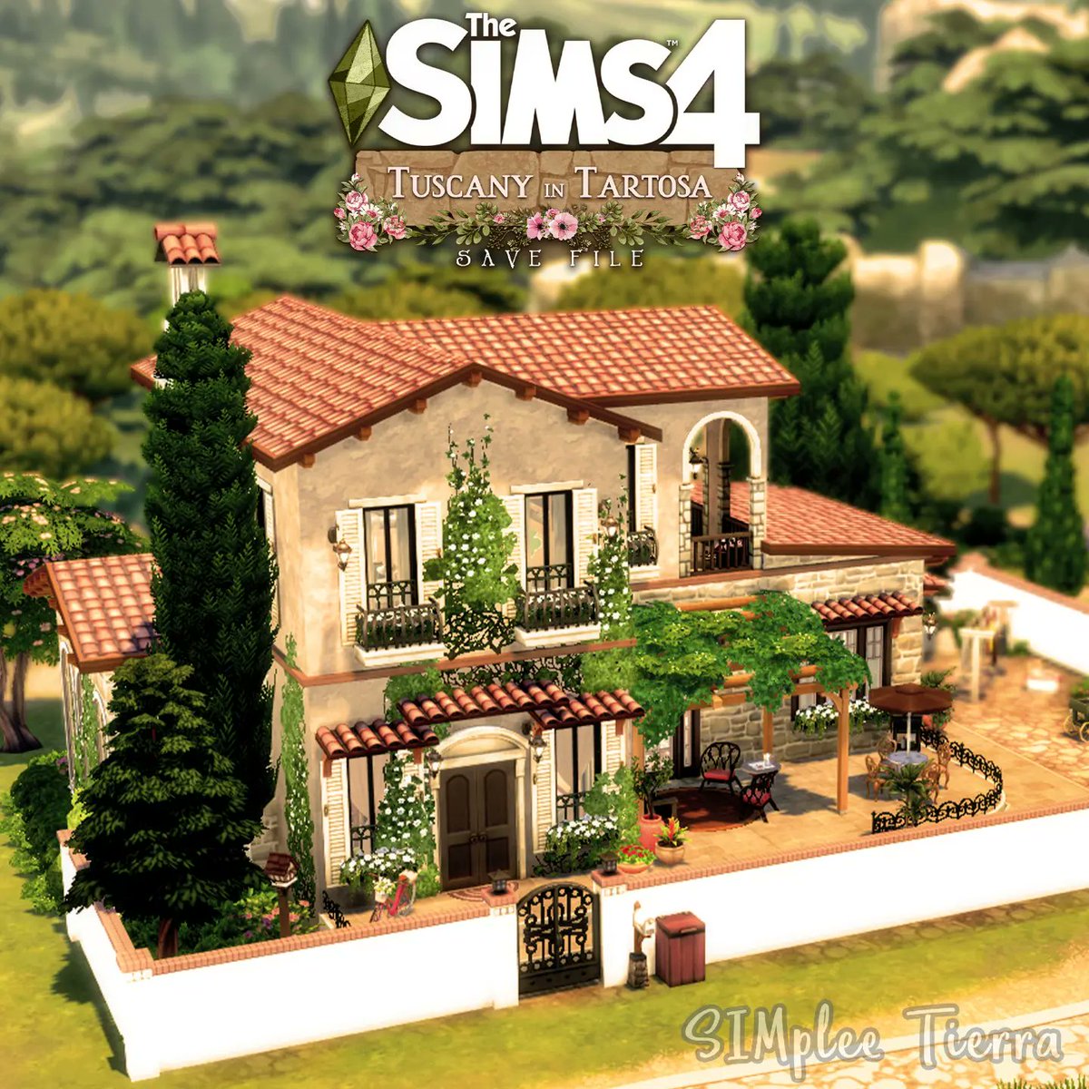 Tierra_Cruz_'s tweet photo. 🌹Casa in Collina🌹 The first build to my #TuscanyInTartosa save file is done! Remember to join any tier of my Patreon to have access to this save file when it's complete! https://t.co/K2pZRwQs8q. 💕

#sims4 #sims4savefile #ShowUsYourBuilds https://t.co/FpHMZSEUon