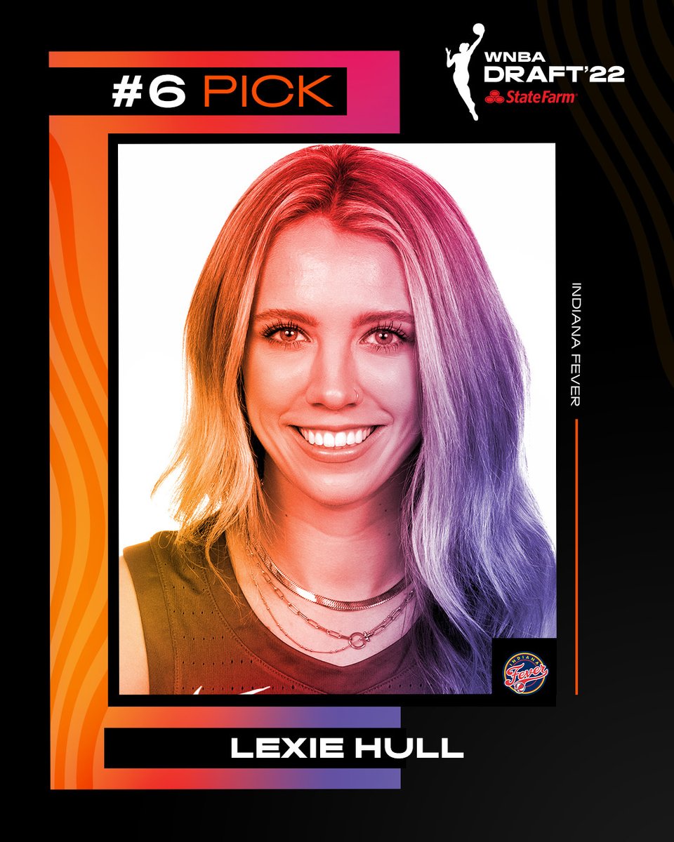 With the 6th pick in the #WNBADraft, the @IndianaFever select @lexiehulll of @StanfordWBB