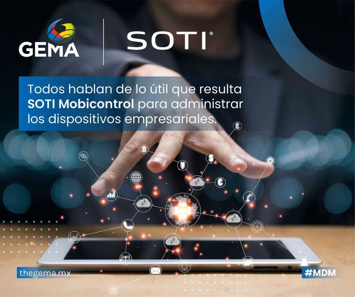 TheGemaLatam's tweet photo. Usuarios: "Brinda una opción para bloquear los dispositivos en busca de software no autorizado. Los dispositivos solo se pueden usar bajo la supervisión del administrador"
Conoce más aquí: https://t.co/ROaxQrkndE
#MDM #Administracióndedispositivosmoviles #SOTIMobiControl https://t.co/Y1ljTucjL2
