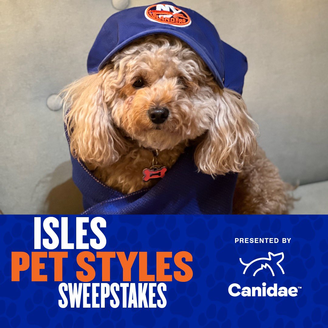 NYIslanders's tweet photo. In honor of #NationalPetDay we are teaming up with @CanidaePetFood to celebrate #IslesNation's favorite pets! 🐶😺
 
Upload a picture of your pet, get your friends to vote starting tomorrow and you can win a #Isles/Canidae prize pack.

🔗 https://t.co/FI9N2nLvih https://t.co/1esZp1ZaTL