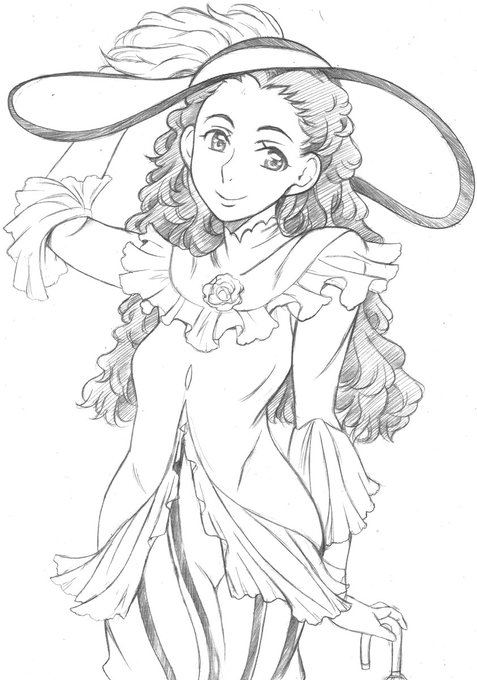 過去絵再掲
『∀ガンダム』より
リリ・ボルジャーノ様です。 