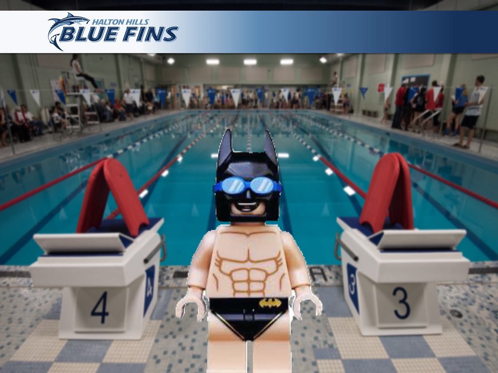 You don’t have to be a superhero to be part of Blue Fins Swim Team!!!
