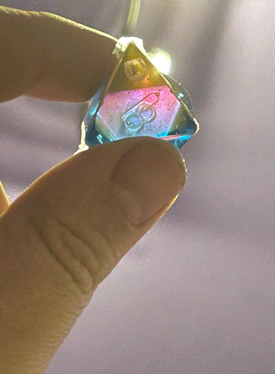 //blue and orange cast dice. Then you catch the light right.