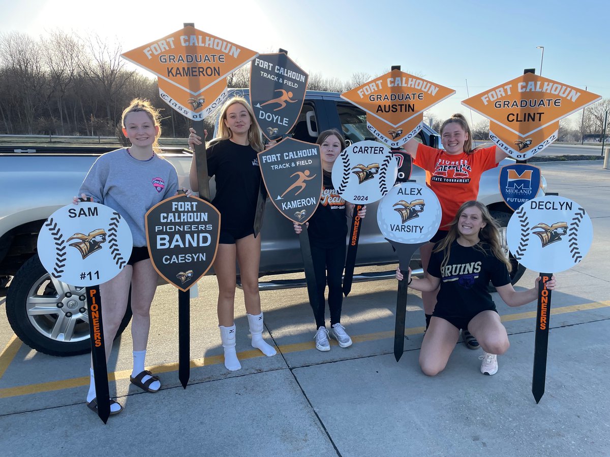 Thank you to everyone who purchased a PIONEER SPIRIT SIGN. We appreciate your support to our program!🏐

Signs for fall sports will be available to order this July. Be on the lookout!