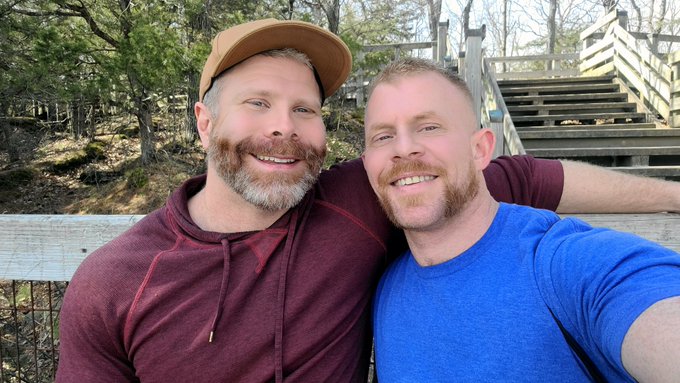 Two wonderful years with this wonderful man. Happy anniversary @CainMarkoXXX https://t.co/rroKt1BmG3