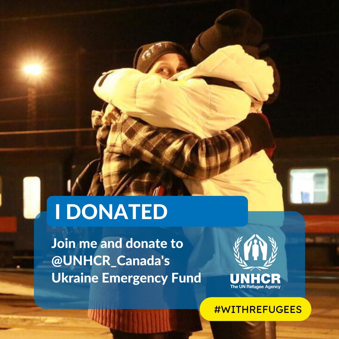 UNHCRCanada's tweet photo. @PhilanthropicWe Thank you for your support! Please help us get the word out by sharing this square on your social feeds &amp; inviting your friends &amp; family to join you in donating with this link here: https://t.co/FbRJ8023Sl https://t.co/yuXIYCkncs