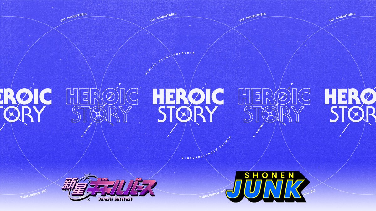 🎺Heroic Story Presents - The Roundtable🎺

We're honored to welcome @galverseNFT and <a href="/shonenjunkNFT/">Shonen Junk 🥷</a> to The Roundtable tonight.  

We'll discuss the future of storytelling, IP creation in #web3, how #community can foster and support #creators, and more. 

x.com/i/spaces/1dRKZ…