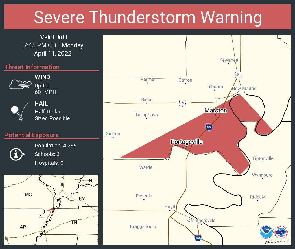 NWS Severe Tstorm on Twitter "Severe Thunderstorm Warning including