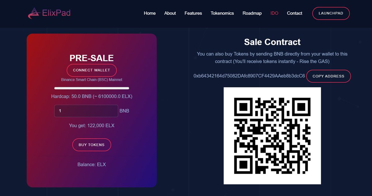 ElixPadX's tweet photo. Even with all the bad market conditions, $ELX will protect your funds from the hard #Bitcoin $BTC dump, stay #Safu 

Some strong IDOs are coming to our launchpad after the Token Sale. https://t.co/kneR2pODcA