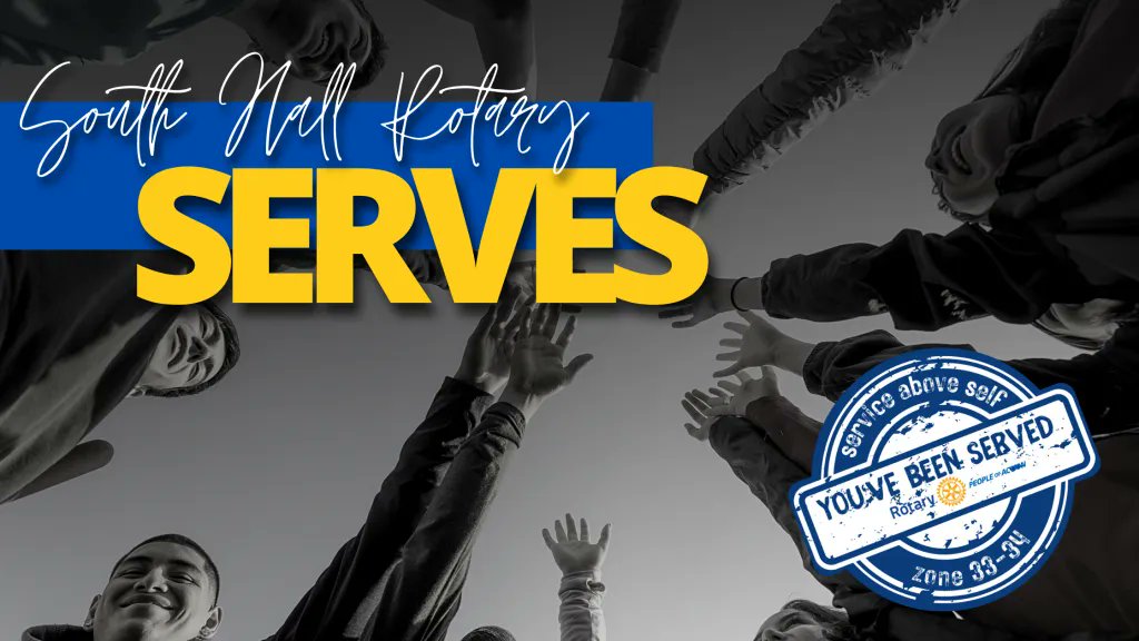 SouthHallRotary's tweet photo. Our club kicked off our #Youvebeenserved event at the end of March to take a moment to serve our community. The program was launched by zone 33 & 34 to help promote service Above Self by performing acts of kindness in local communities. #rotaryserves https://t.co/wZTkP29DTk https://t.co/XGraKS6lEi