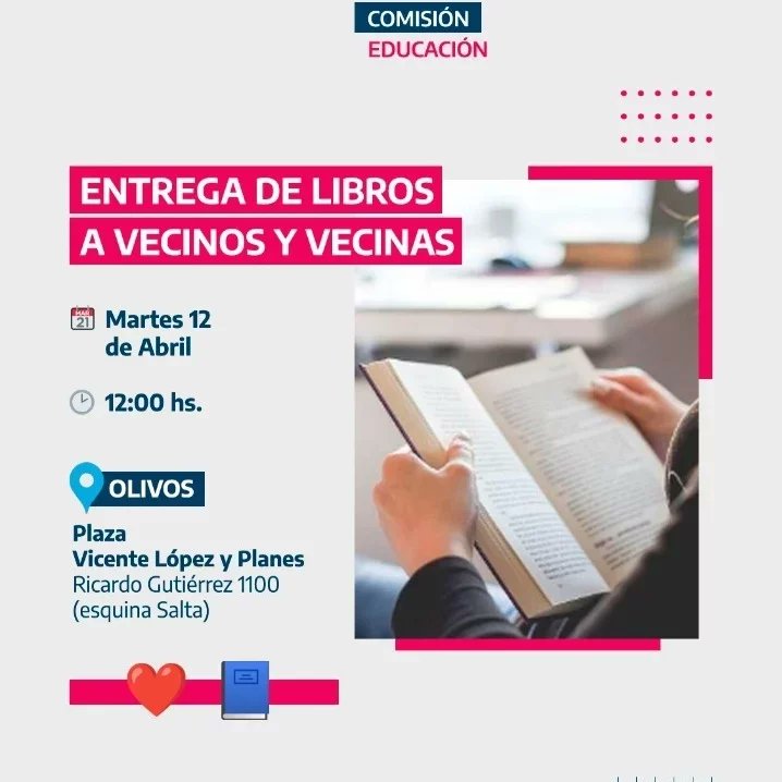 DiegoCarnicelli's tweet photo. 🤔¿Alguna vez te preguntaste los beneficios que tiene leer?

✨Leer favorece la concentración 

✨Leer favorece la empatía.

✨Leer alimenta la imaginación. 

🔉vecino ! vecina ! estudiantes! Los esperamos mañana . 😄Formá parte del mundo de la lectura con nosotros !

#lectur https://t.co/mQmDVdpI7G