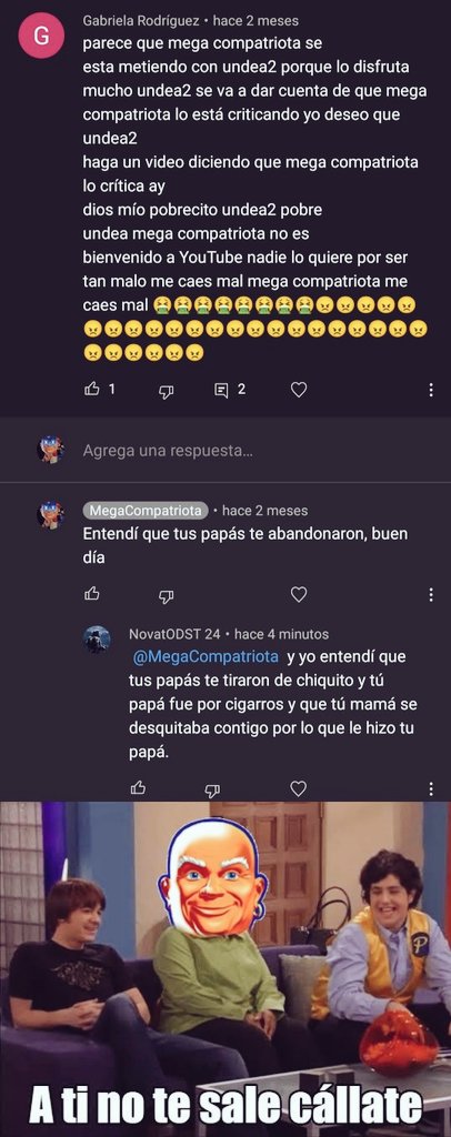 MegaCabrN's tweet photo. Como cuando intentan usar mi mismo chiste y piensan que saben ofender https://t.co/xZy5pc3cGa