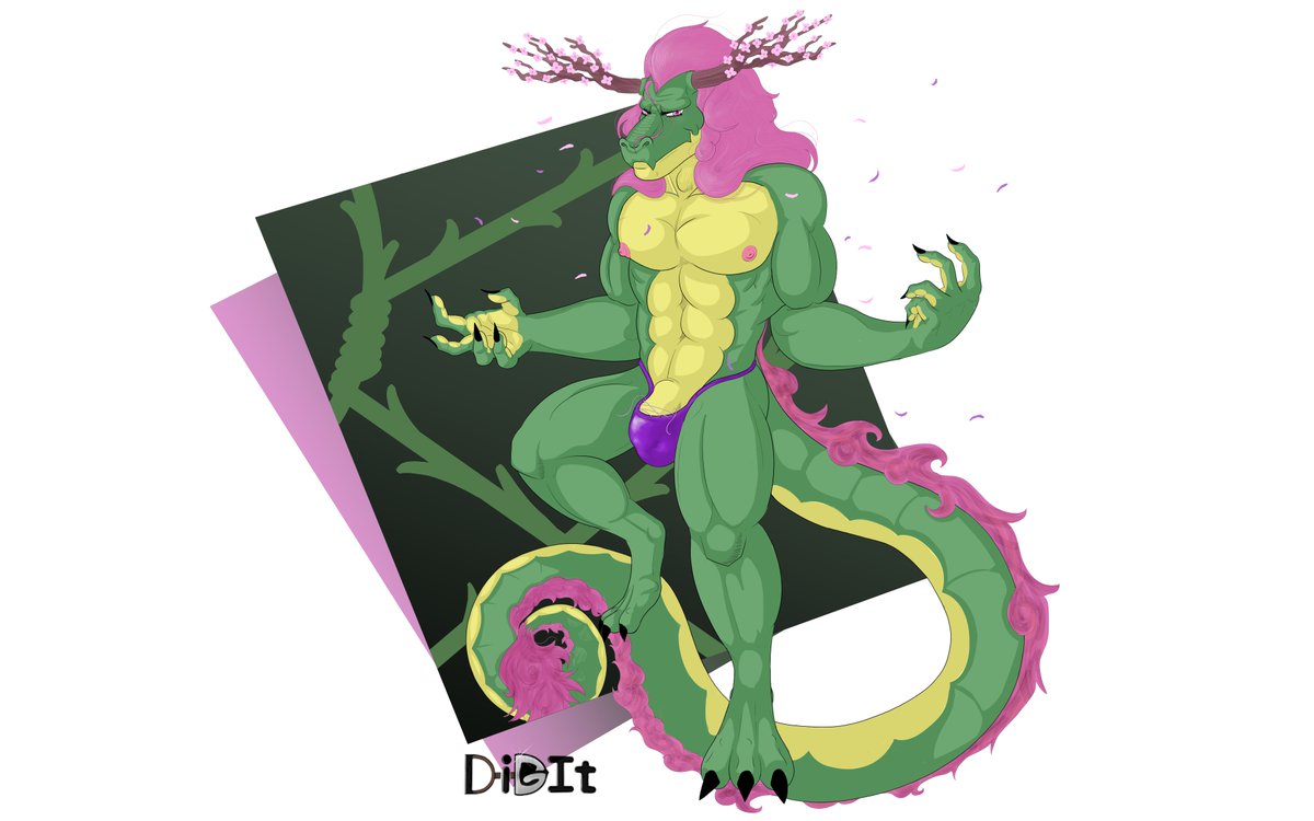 DigItdrawing's tweet photo. A commission for the lovely, patient, @t0w0bi, of his OC's brother, Oleander!

Thank you very much! https://t.co/SufWsU4E2d
