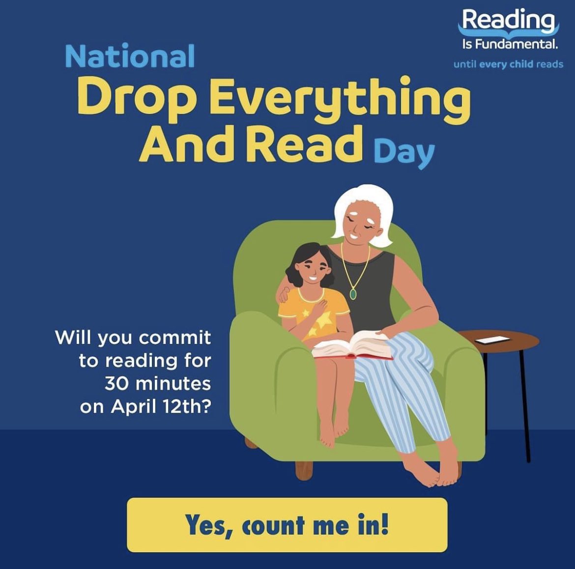EmilyWilsonMCPS's tweet photo. You ready to commit to reading 3️⃣0️⃣ minutes tomorrow on #NationalDropEverythingandReadDay?
#westportreads #librarylife #schoollibrary #SchoolLibraryMonth #WPHSLibrary https://t.co/C1OCnJY3Mw