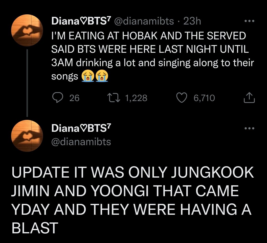 13stiny's tweet photo. yoonminkook dinner date and jikook at the same table 🥺 https://t.co/MfIZMPjjwJ