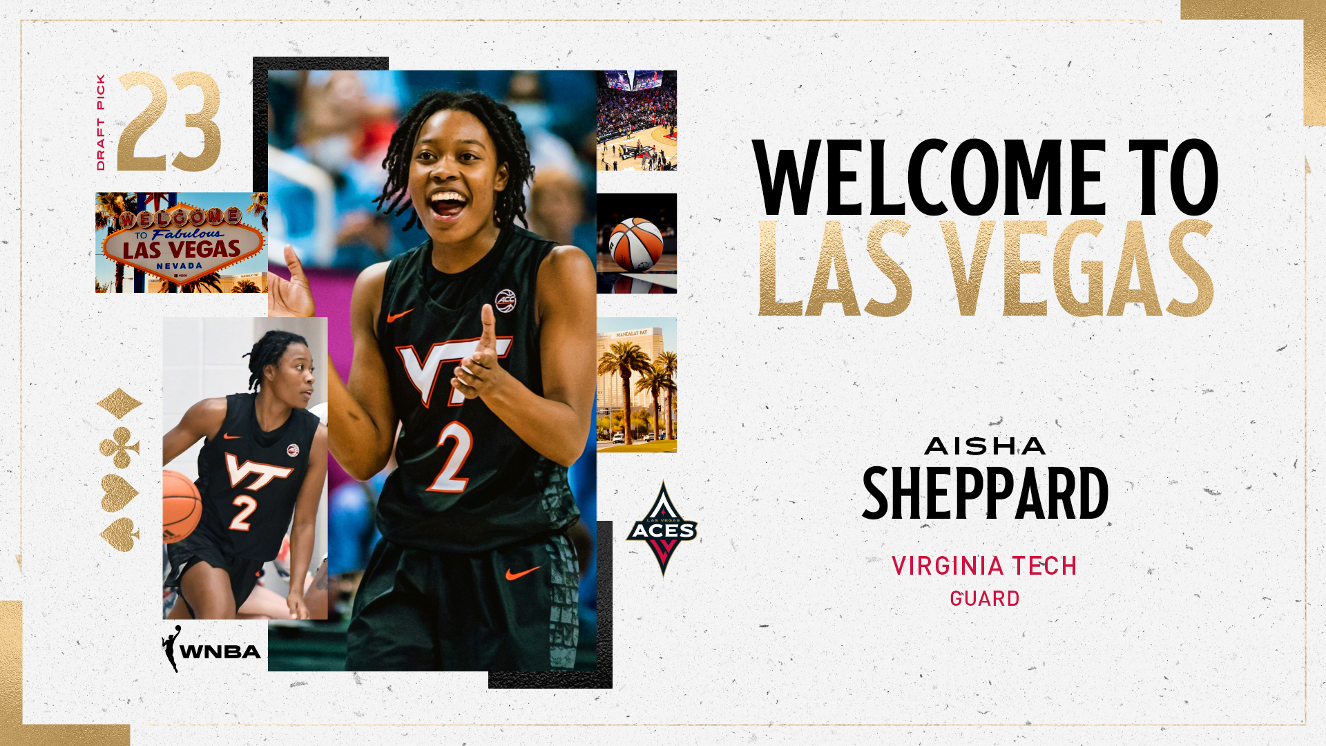 Sheppard, Las Vegas Aces earn trip to 2022 WNBA Finals - Virginia Tech  Athletics