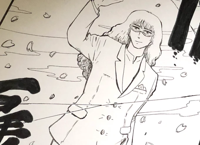自作漫画「百年後」の11話の表紙をまず描こうと意気込みましたが、いまいち。別のアイデアを絞り出します。 