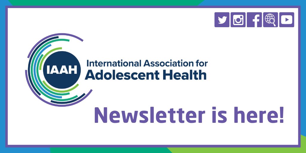 IAAHglobal's tweet photo. In our latest eNews we welcome new president, @jklein_NCDChild, feature a looking back column from outgoing president, @susansawyer01. The #IAAHYPN introduces their new co-chairs, and you can read about #adolescenthealth pioneer, Sheila Campbell-Forrester

https://t.co/tYx1sq0lrJ https://t.co/eEvVRmV6Tw