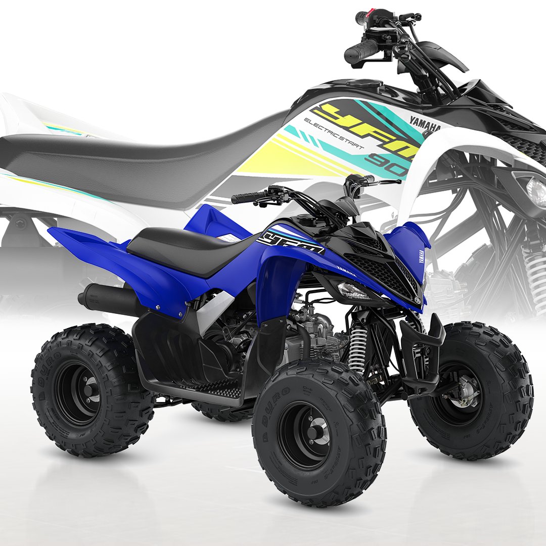 El #YFM90R posee un tamaño pequeño, pero está equipado con muchas características de los modelos Yamaha más grandes, como la suspensión delantera independiente de doble brazo, freno de disco trasero.👍
Conócelo aquí: bit.ly/yfm90r_yamaha

#Yamaha #YamahaMX #bLUcRU