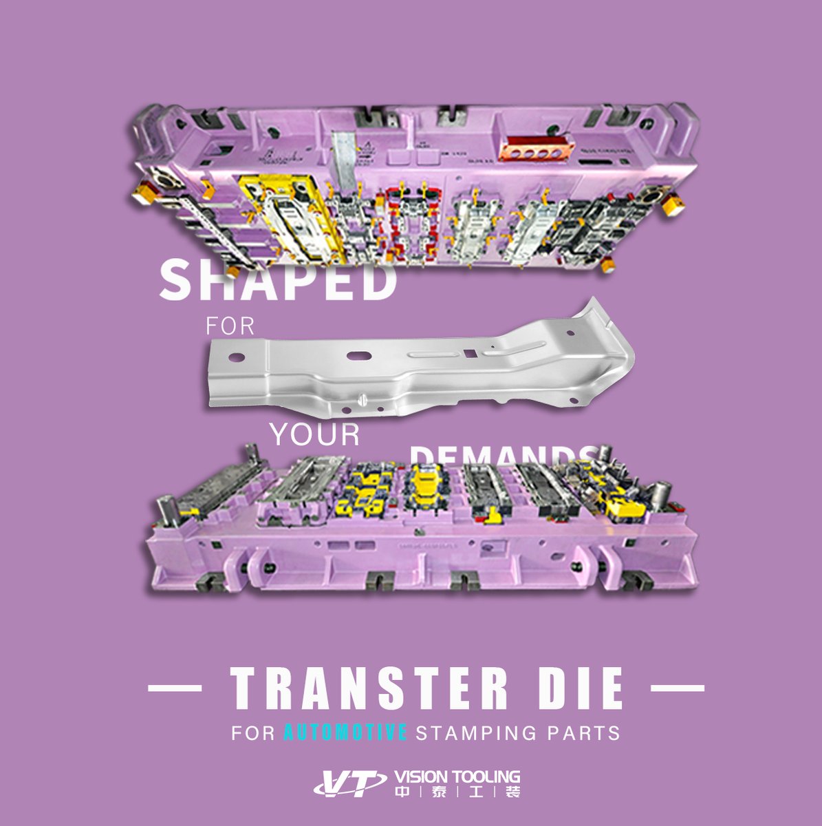 Visiontoolgroup's tweet image. Looking for a reliable supplier of automotive stamping dies &amp;amp; tools? One of the best metal tooling enterprise in China, provides you high quality dies at competitive prices. Global,Valuable and Reliable—Vision Tooling group. #automotiveindustry #automobile #Metal #mold #diecast