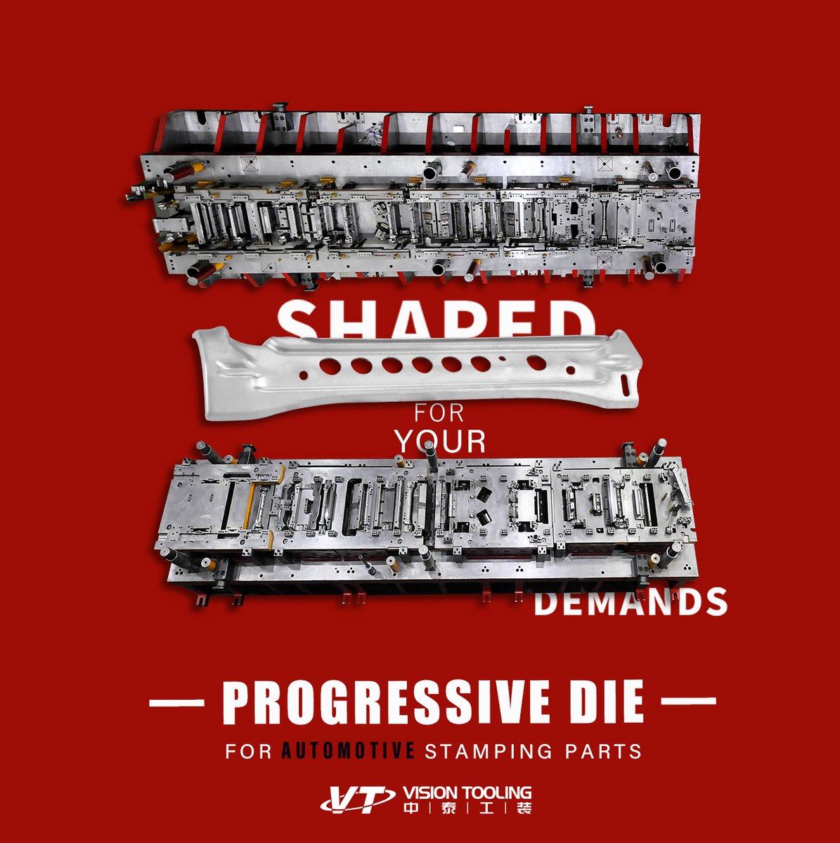 Visiontoolgroup's tweet image. Looking for a reliable supplier of automotive stamping dies &amp;amp; tools? One of the best metal tooling enterprise in China, provides you high quality dies at competitive prices. Global,Valuable and Reliable—Vision Tooling group. #automotiveindustry #automobile #Metal #mold #diecast