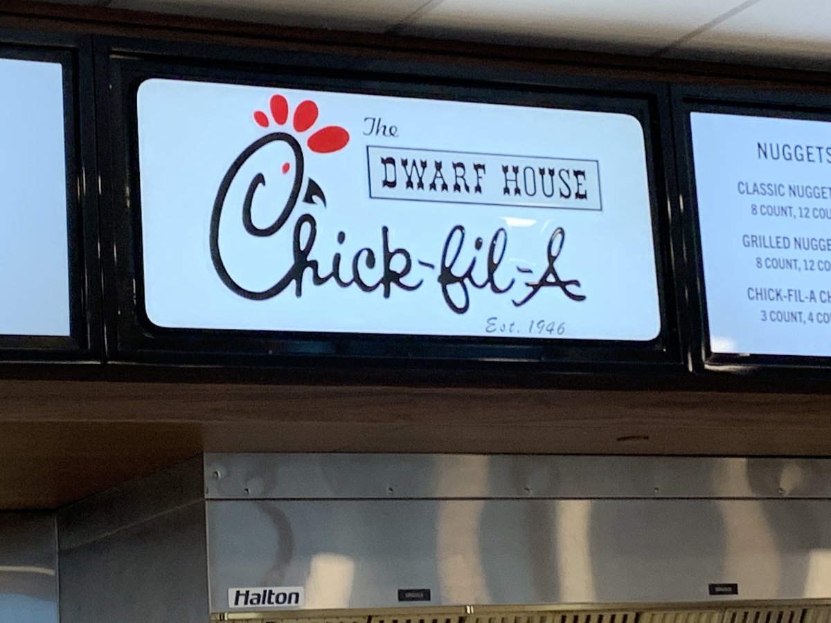 MsMEErtel's tweet image. When one of your @MountainViewHi2 students is obsessed with her job @ Chick-fil-A, and you are from the place where it was founded, you have to visit and snag a lot of pictures to show her #familyloverespect #WeDoAtMountainView
