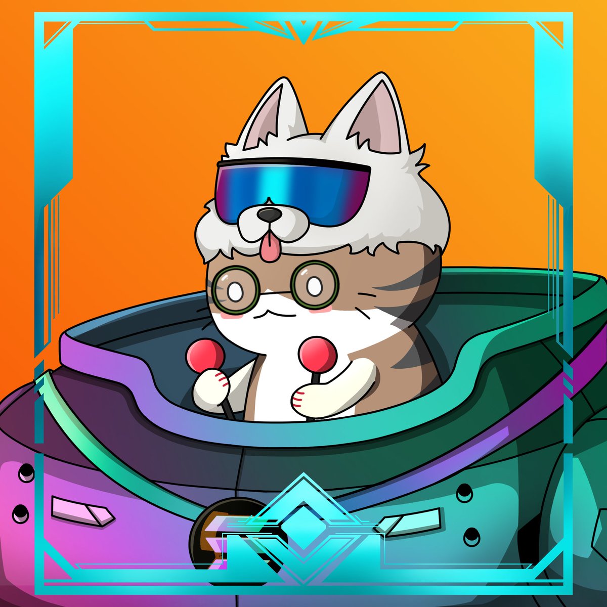 We've teamed up w/ <a href="/nyanheroes/">Nyan Heroes</a> to auction off this EPIC Nyan Heroes <> Samo NFT! 😱

Proceeds go to Best Friends Animal Society, an animal welfare org. working to end the killing of dogs &amp; cats in America's shelters.

Ends in 72 hrs, bid on <a href="/MagicEden/">Magic Eden 🪄</a>! 👇
bit.ly/3KzCO6U