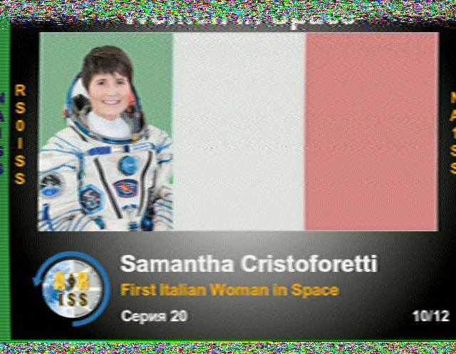 KeyboardError's tweet image. My best of today's Women in Space #SSTV event from @ARISS_status #ISS #ARISS #amsat #hamradio #hamr