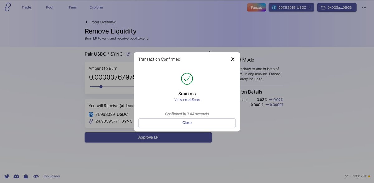 GeneWick5's tweet photo. very fast and perfectly
https://t.co/uoyIIcGh85
#L222 #zkSync #Layer2 #ZKRollup #testnet #Ethereum #DeFi https://t.co/zbuua7SxL8