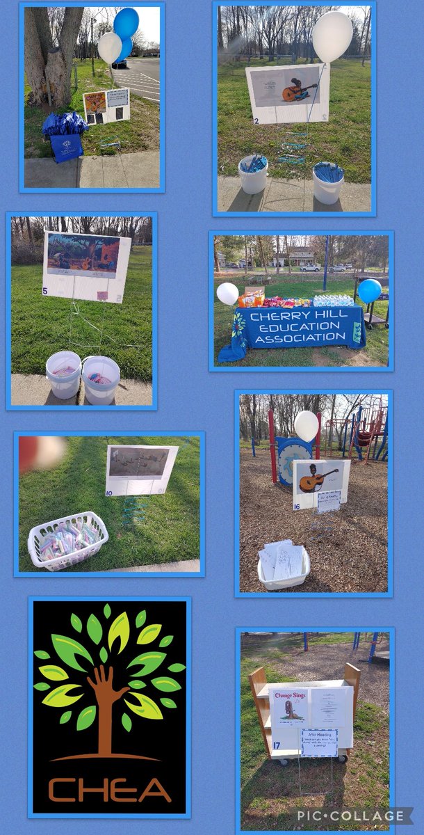 With the help of @chea_pride, our <a href="/WoodcrestES/">Woodcrest Elementary</a> Ss and families were able to participate in a spring story walk of the lyrical picture book debut from #1 New York Times bestselling author and presidential inaugural poet <a href="/TheAmandaGorman/">Amanda Gorman</a>  
#togetherWEcan @CHEA_LP #WEareCHPS.