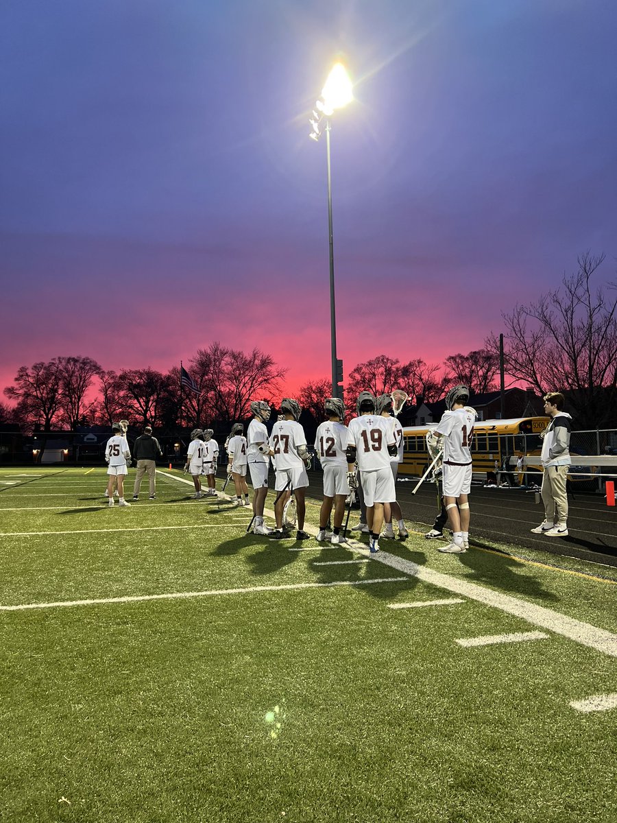 Cubs pull it in 6-4 at full time. Goals coming from #11 Matt Compton, #25 Evan Tack, #21 Gavin Tubay, #27 Jason Brown, and #4 Carter Cate. They take on Brother Rice on Wednesday at home. Way to go, boys!