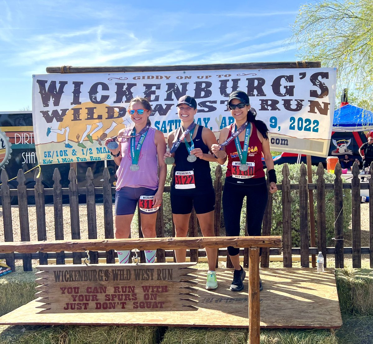 Marce_AZ's tweet photo. Happy Medal Monday! Wickenburg Wild West Half-Marathon β
First time in Wickenburg. What a nice little western town! I enjoyed this race, although it was tougher than I thought it would be. I finished in 3rd place in my AG.π₯βΊοΈ #Arizona #RunAZ #RunHappy #WickenburgWildWestRun https://t.co/iONXEaY4a9
