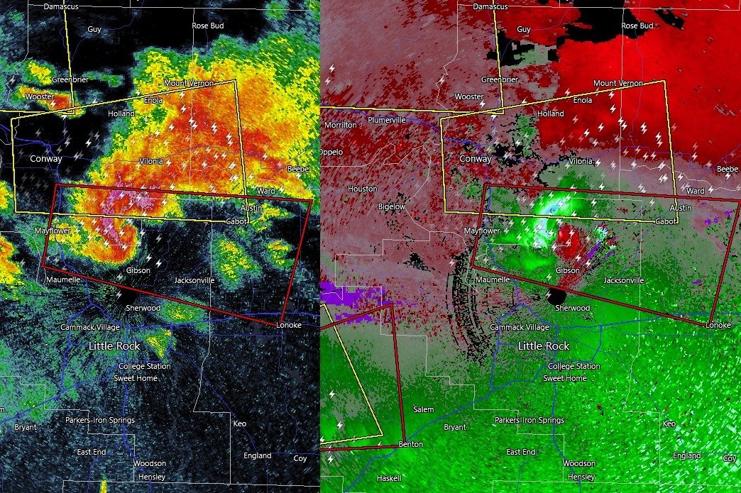 Mike's Weather Page on Twitter "Arkansas radar tonight. Showing a well defined Tornado it