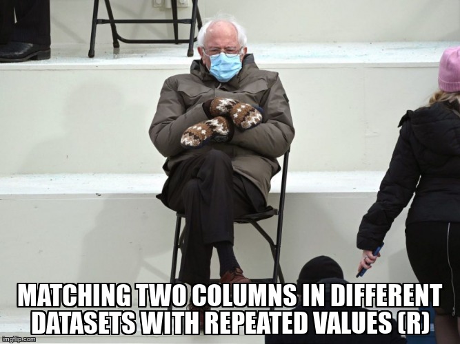 overflow_meme's tweet image. Matching two columns in different datasets with repeated values (R) stackoverflow.com/questions/7183… #r #stringmatching