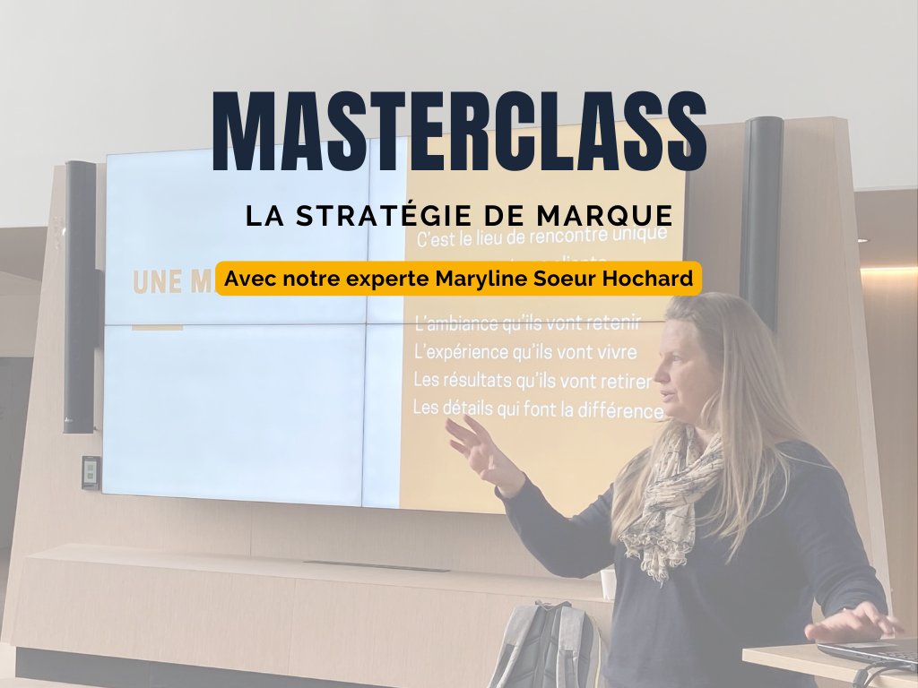 Programme d’accompagnement start-up 🚀
Nous avons reçu <a href="/SoeurHochard/">Mary Soeur Hochard</a>, de l'agence So.Ho conseil pour une masterclass dédiée à la stratégie de marque.

Rendez-vous le 20 avril prochain pour le dernier volet de la masterclass🗓
#startup #innovation #villagebyca