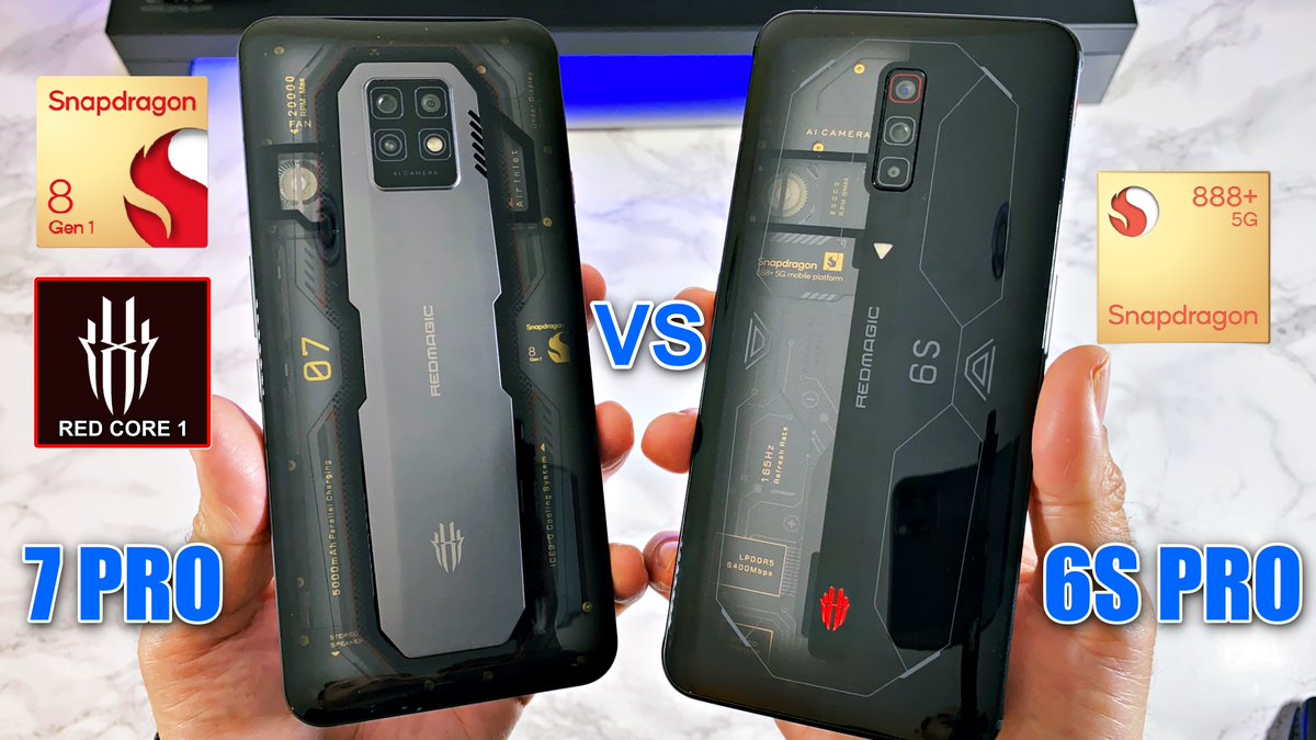 ChigzTechReview's tweet photo. A comparison video, between the newly launched #redmagic7pro vs #Redmagic6SPro. Covering specs, performance, gaming and some cameras samples. Which one should you buy?
NEW VIDEO:
▶️ https://t.co/OHJy9ndpkj
---
@redmagicgaming @RedMagicIN https://t.co/Vra7QDxHZO