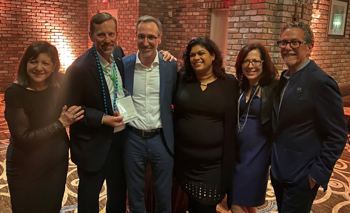 Great to see so many old friends (and three Past Presidents!) at #AACR22. @AshaniTW @DrLizJaffee