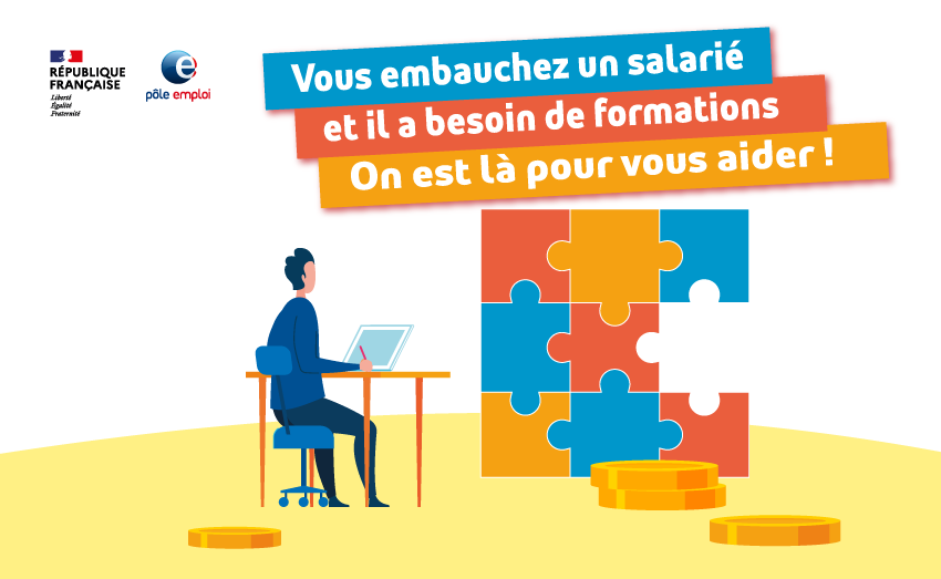 FTravail_Corse's tweet photo. Vous embauchez un salarié et il a besoin de formations !
Ancré dans une stratégie de développement de l'emploi, nous proposons des adaptations ou des développements de compétences avant le recrutement.
Pour tout savoir :▶️https://t.co/n6YAfWDD71
#AvecPôleEmploi #TousMobilisés https://t.co/Z9Fjjpc5P9