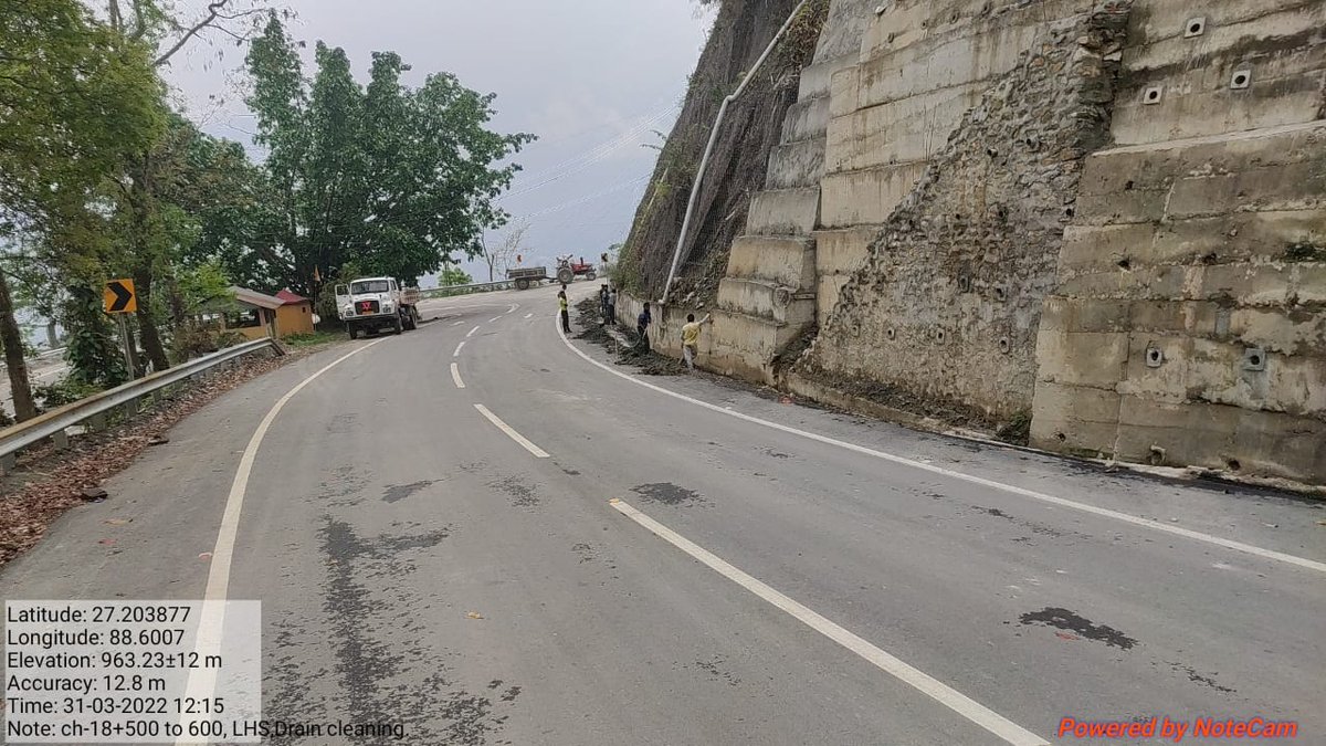 nhidcl's tweet photo. Construction of Alternate Highway from Rhenock to Pakyong on NH-717A with a Total Project Cost of Rs. 318.42 Cr. will provide faster connectivity in the State of Sikkim. #BuildingTheNation @MORTHIndia #PragatiKaHighway https://t.co/m4bQqWSBOT