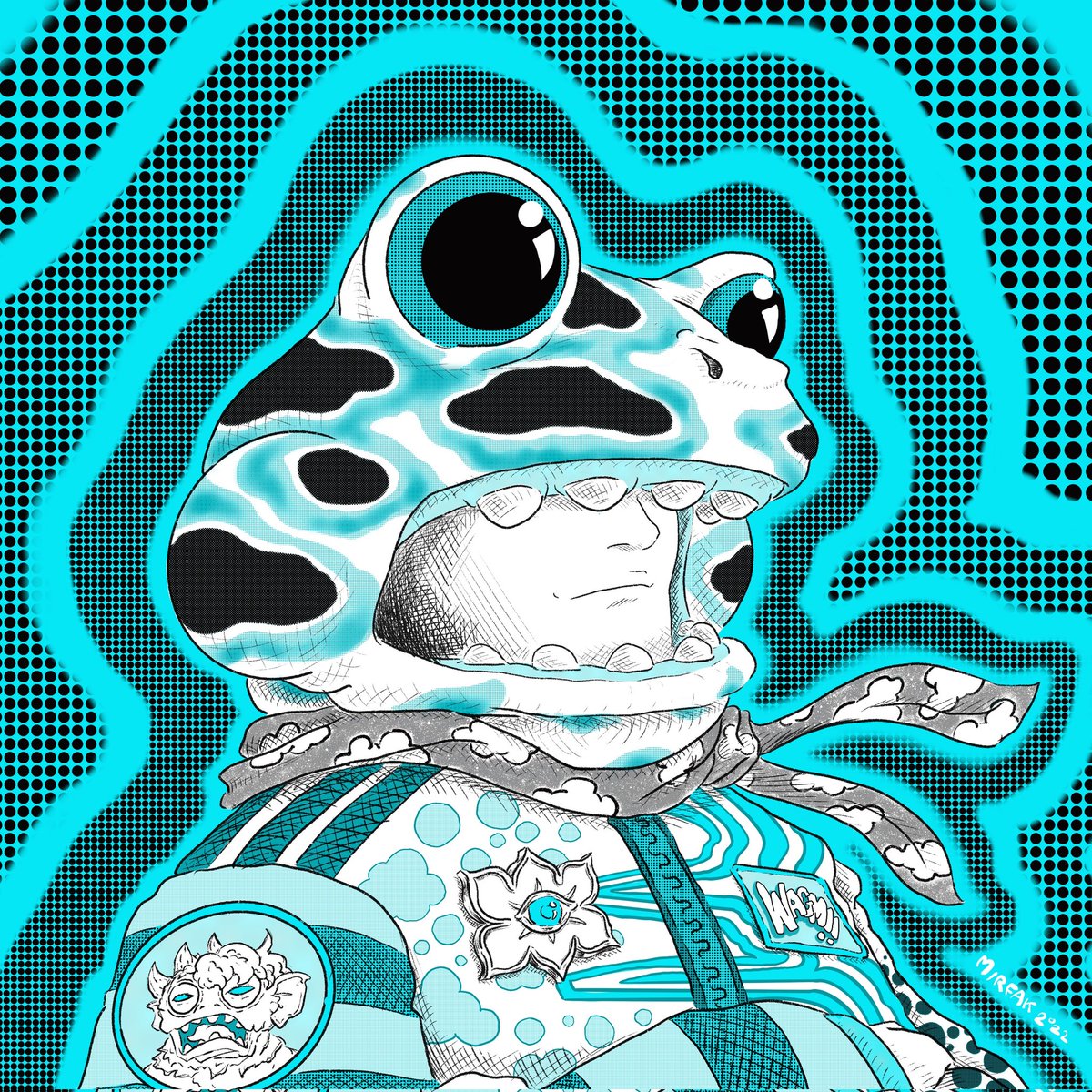 Mirffu1's tweet photo. New drop on The three color tier collection on @objktcom
Taka Tado the frog hybrid human
29/30 eds
1 $xtz
https://t.co/X60K3ltrYH
#ffuspace #threecolortier #nftasia https://t.co/7ZGCm3Pln1